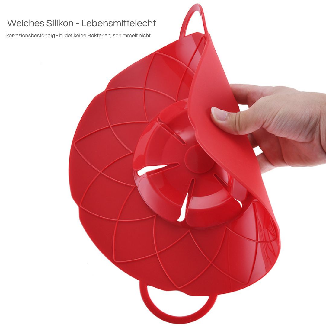 Flexibler Silikon-Spritzschutz für den Herd