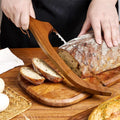 Brotmesser mit Holzgriff – Brotschneider für Baguette und Toast