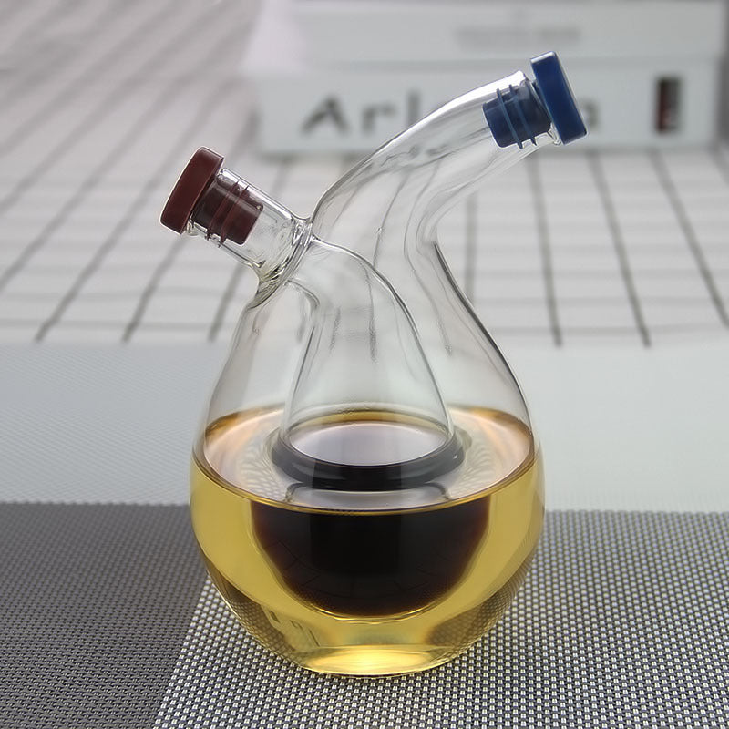 Öl- und Essigspender aus Glas – Gewürzflasche für die Küche