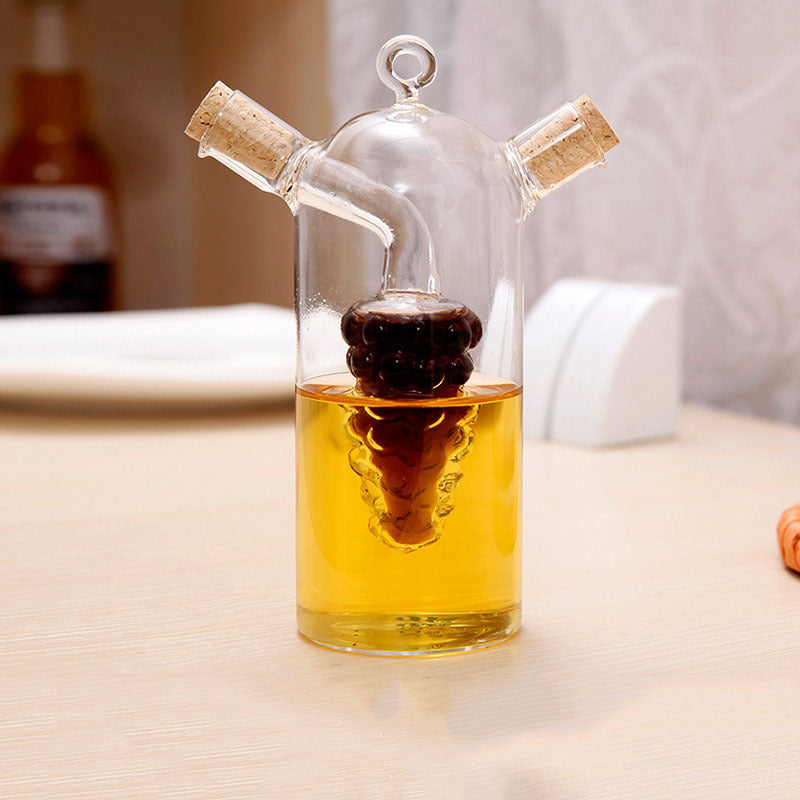 Öl- und Essigspender aus Glas – Gewürzflasche für die Küche