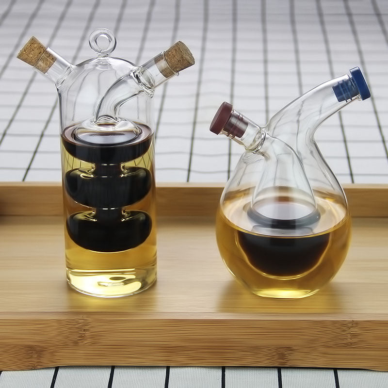 Öl- und Essigspender aus Glas – Gewürzflasche für die Küche
