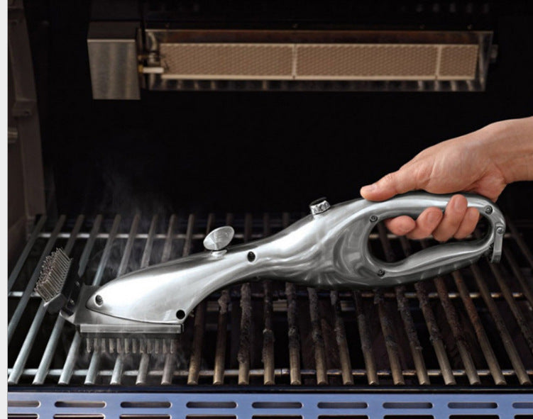 Grillbürste aus Edelstahl – Grillreiniger & Drahtbürste mit Wasser für BBQ, Rost und hartnäckige Verschmutzungen