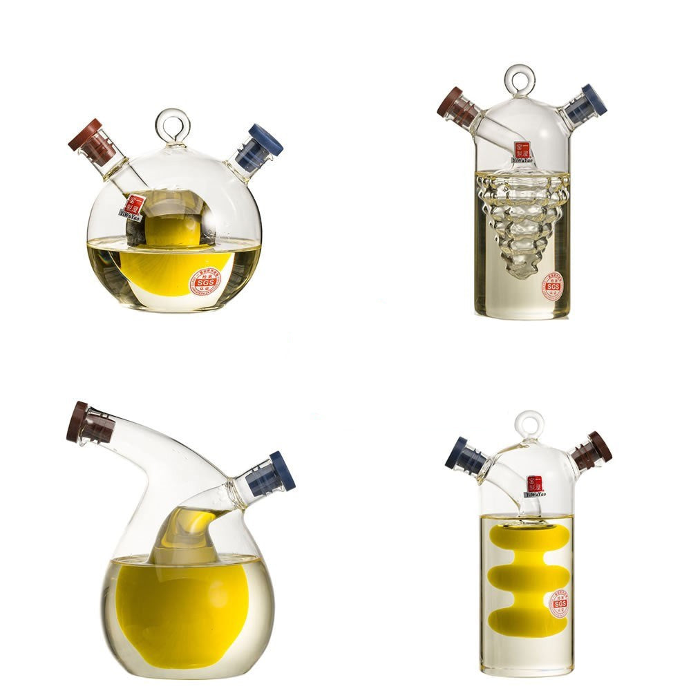 Öl- und Essigspender aus Glas – Gewürzflasche für die Küche
