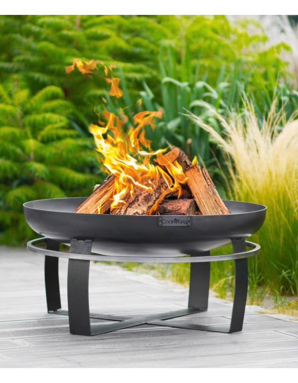 Feuerschale Viking aus Edelstahl 60 cm bis 100 cm, handgefertigt