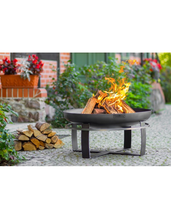 Feuerschale Viking aus Edelstahl 60 cm bis 100 cm, handgefertigt