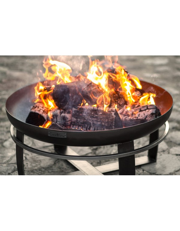 Feuerschale Viking aus Edelstahl 60 cm bis 100 cm, handgefertigt