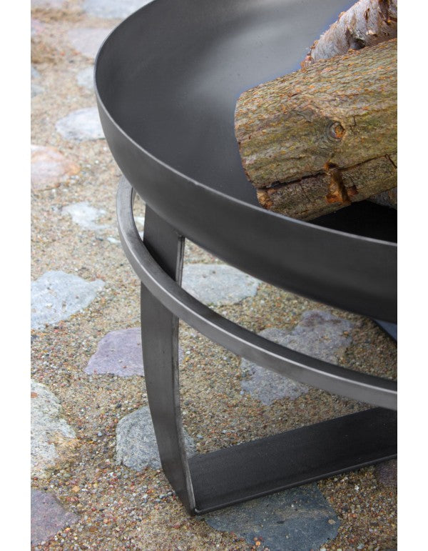 Feuerschale Viking aus Edelstahl 60 cm bis 100 cm, handgefertigt