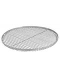 Grillrost rund Edelstahl 50 cm mit stabilen 4 mm Stäben, ideal für Grillabende mit Freunden.