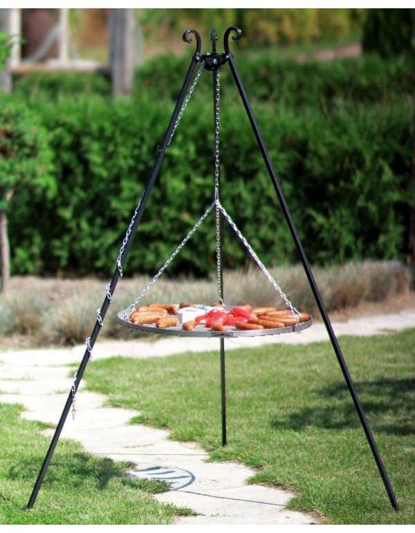 Schwenkgrill 180cm - Grillrost aus Edelstahl - Handgefertigt Premium Grill