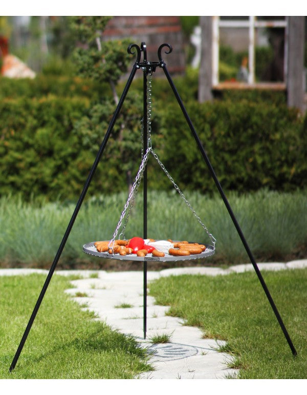 Schwenkgrill 180cm - Grillrost aus Rohstahl - Handgefertigt Premium Grill